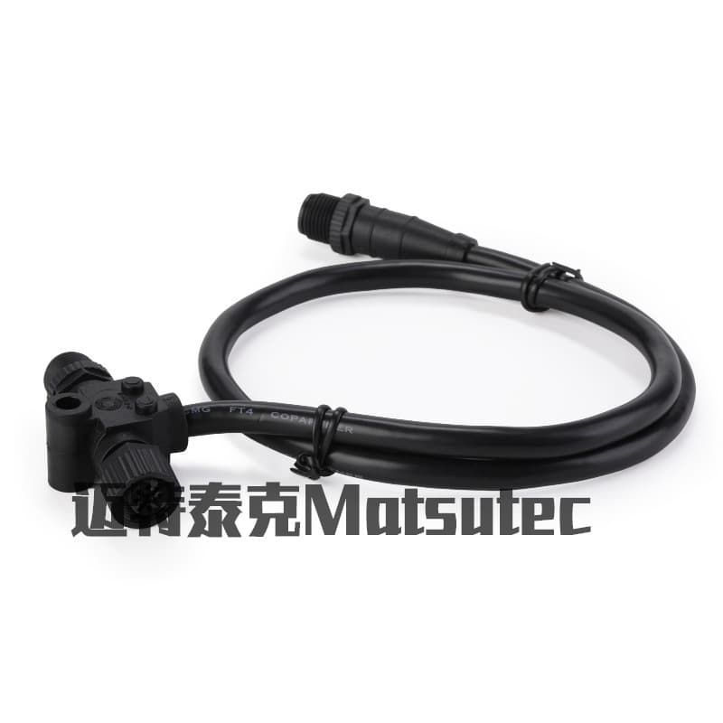 Matsutec NMEA 2000 (N2k) Marine Grade Product T-Connector Tee Power Cable