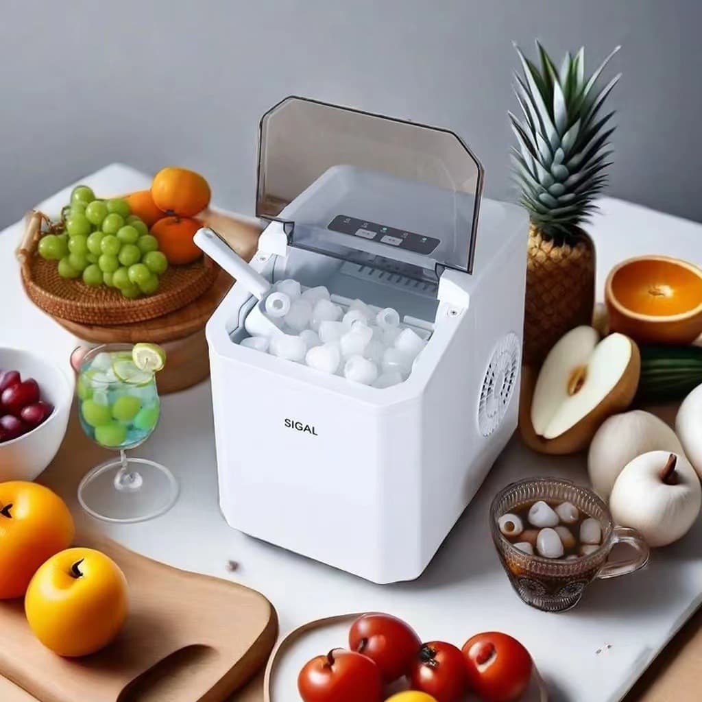 Ice Maker Small Home Dormitory Automatic Commercial Mini Camping Outdoor Round Ice Multifunctional