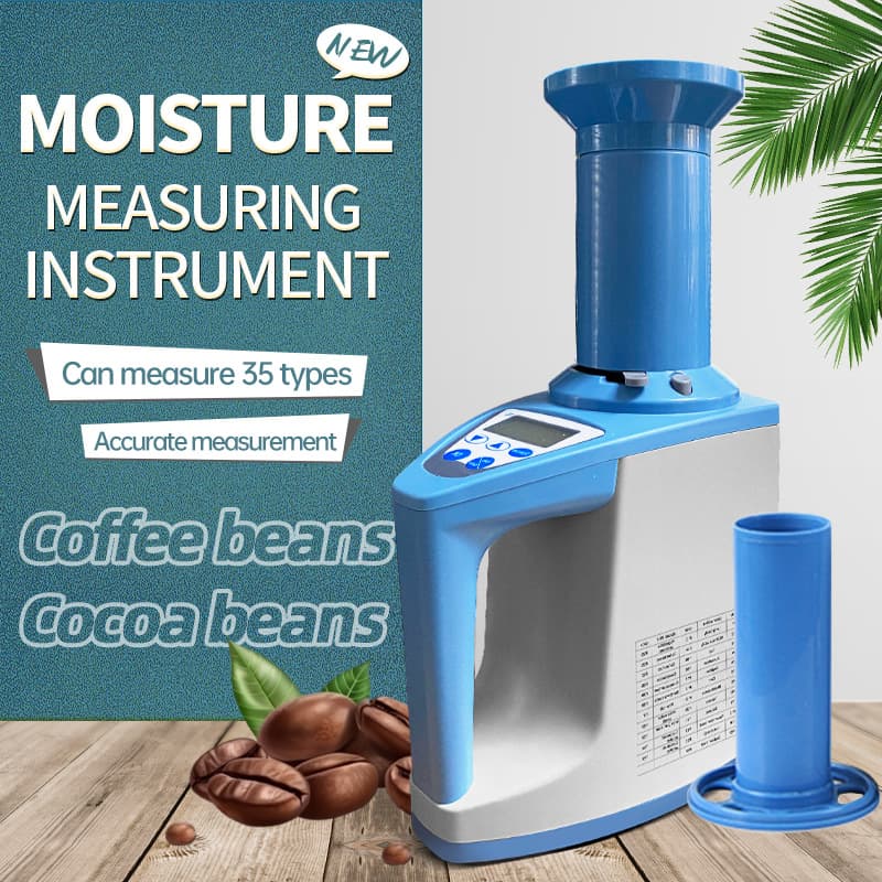 Grain Moisture Tester, Cereal Moisture Detector, Rapid Humidity and Moisture Content Measuring Instrument, Grain Moisture Meter