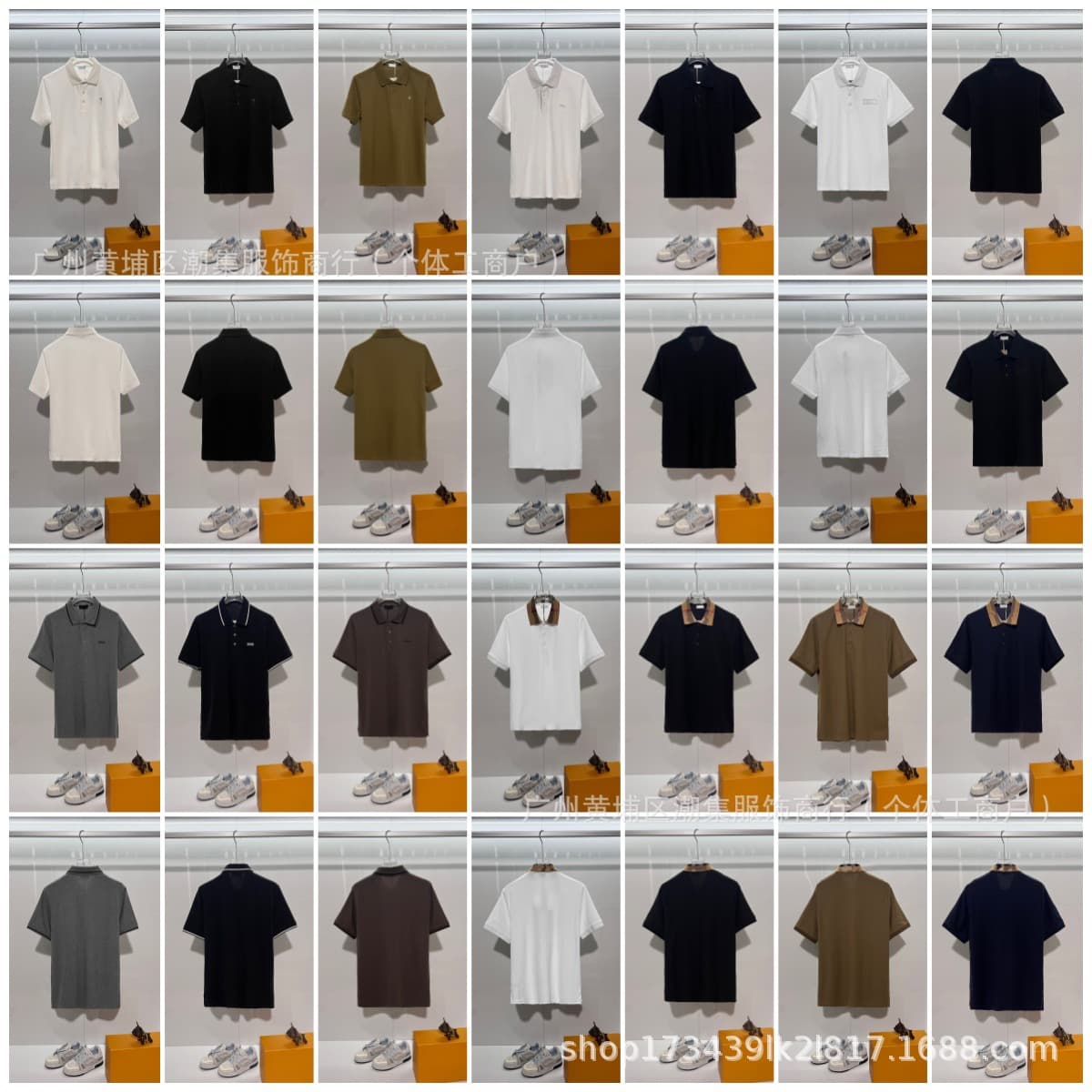 Cross-border 26ss high quality correct version of D home J home B home summer casual short-sleeved lapel polo shirt for men and women