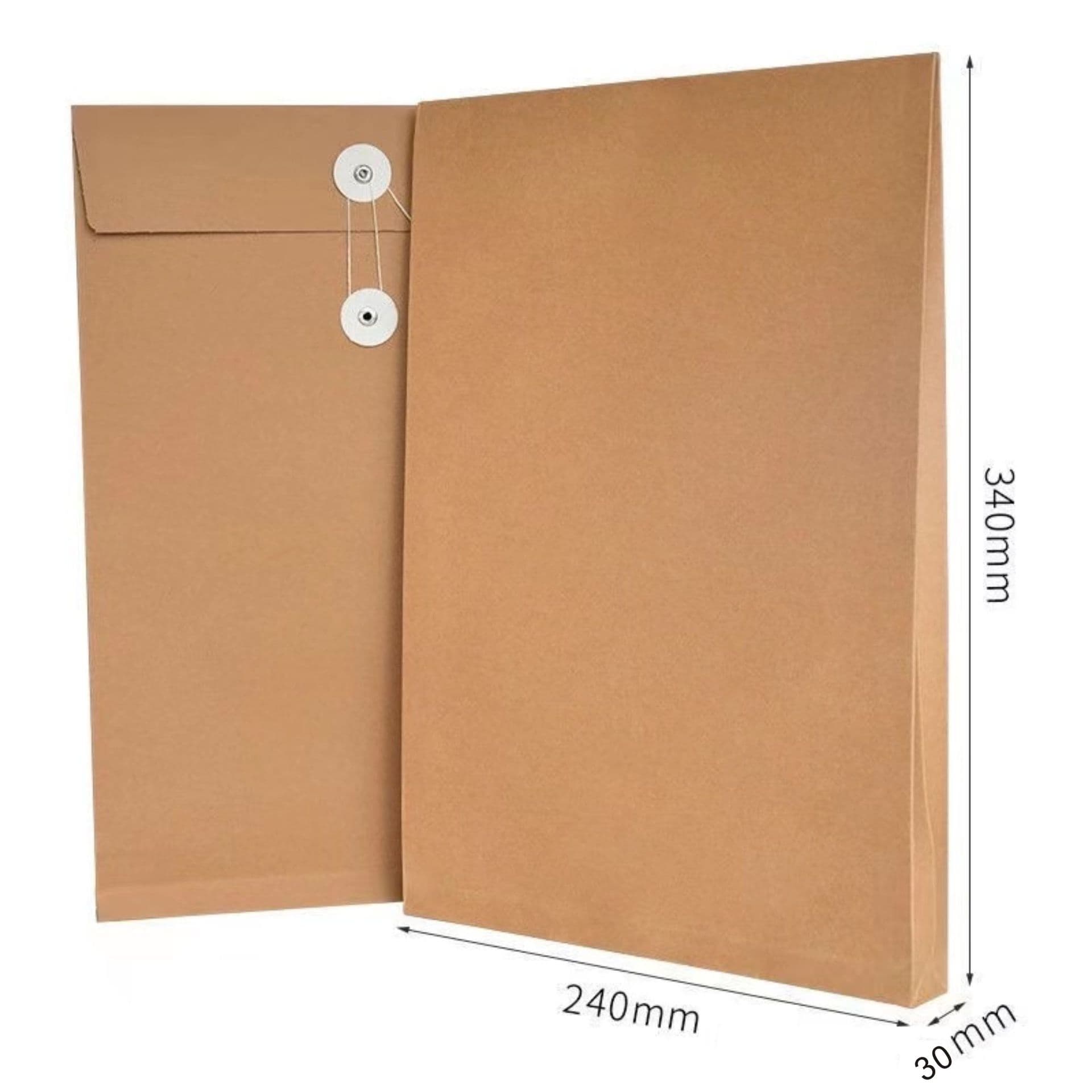 Kraft paper file bag blank file bag a4 information bag paper office storage drawing bag storage drawing bag