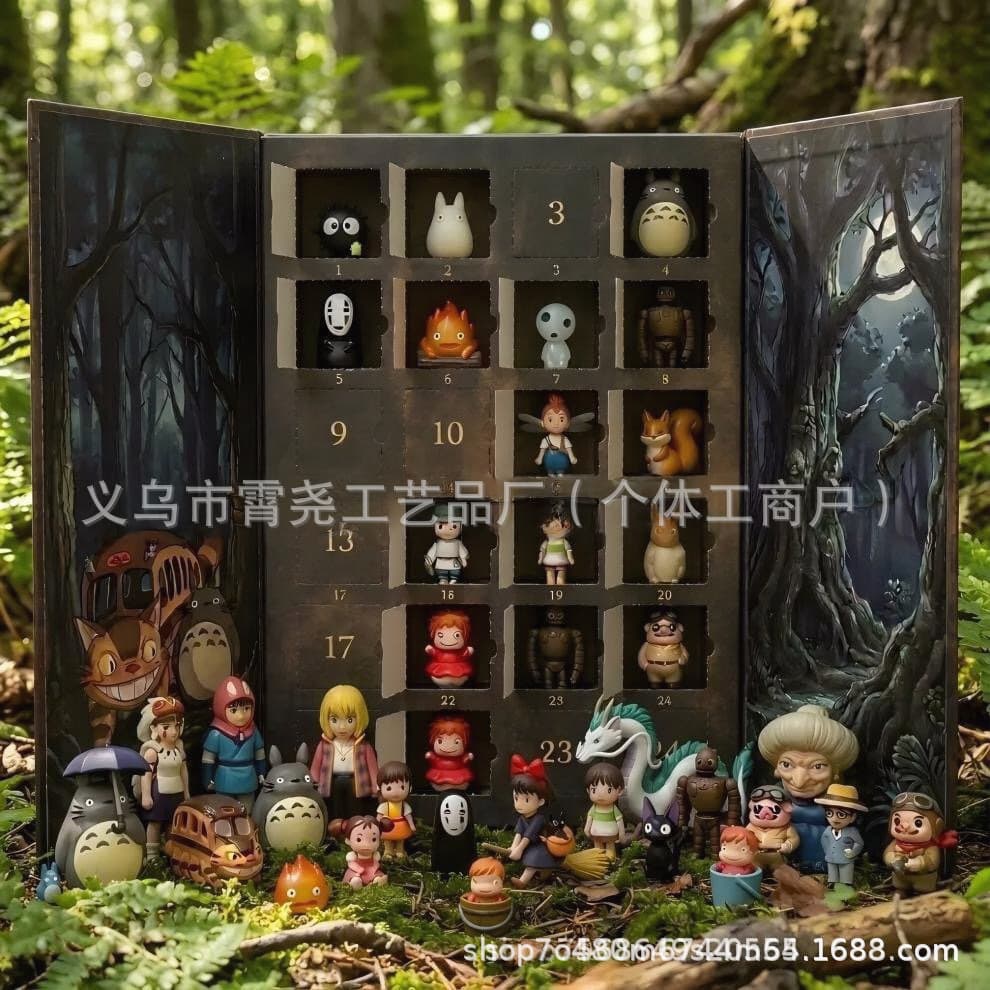 Studio Ghibli Anime Advent Calendar Classic Ghibli Calendar Blind Box 2026