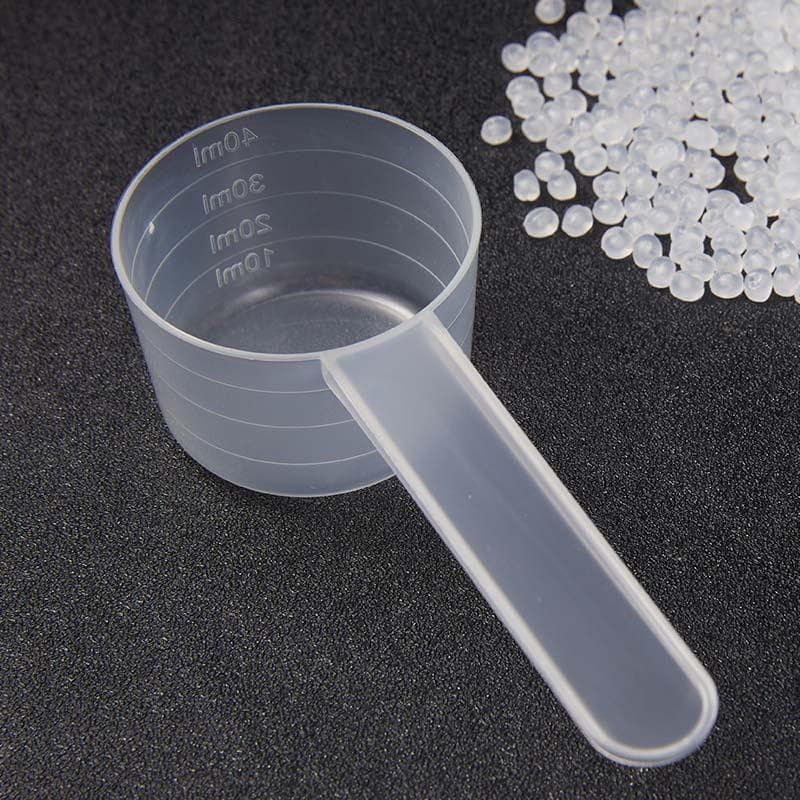Plastic Measuring Spoon Gel Mask Laundry Powder Spoon Baking Tool Spoon with Scale Modern Simple Style Kitchen Utensil
