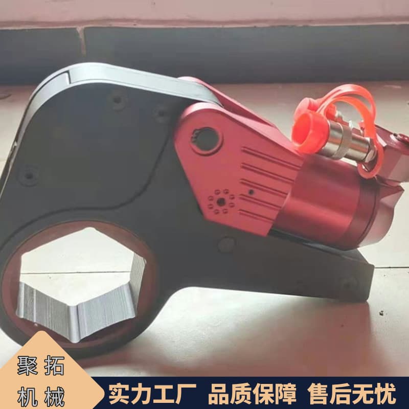 Jutop Hydraulic Torque Wrench, KLCD Aluminum-Titanium Alloy Hollow Torque Wrench, Drive-Type Electric Wrench