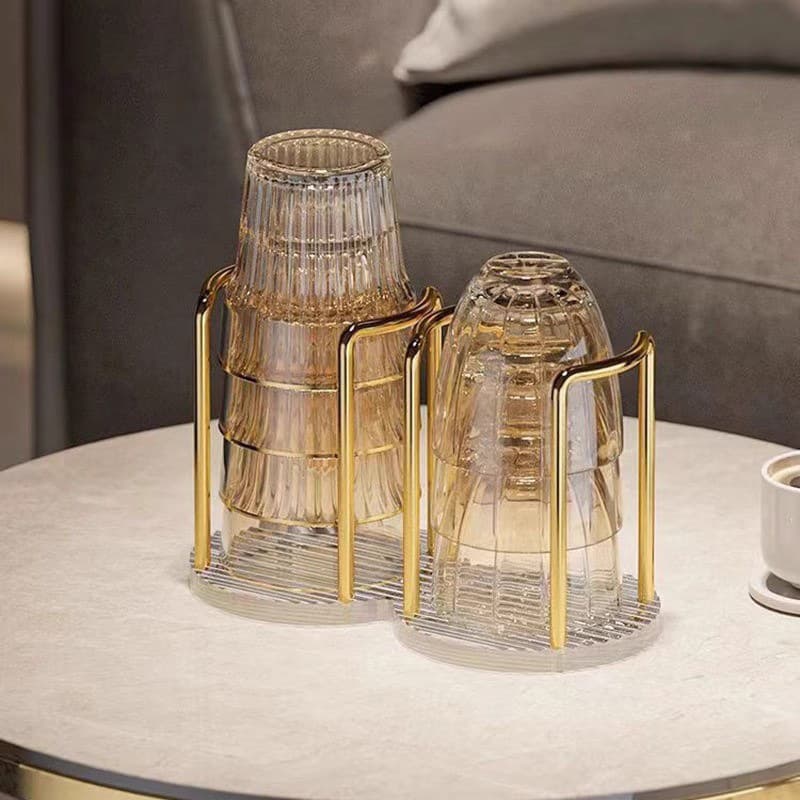 Acrylic Paper Cup Holder, Disposable Cup and Straw Dispenser for Kitchen Desktop Storage in Home Coffee and Tea Settings