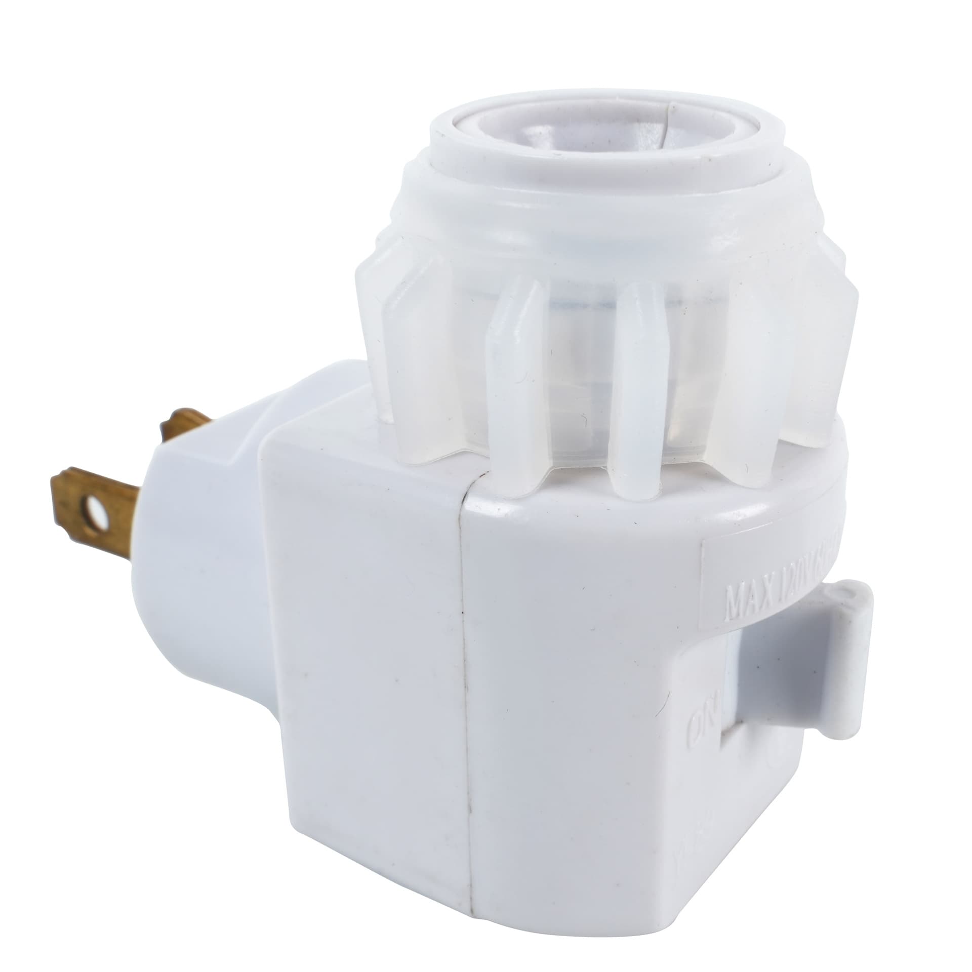 UL 120V 60HZ 7W MAX 360° Rotatable Night Light Bulb with High Collar