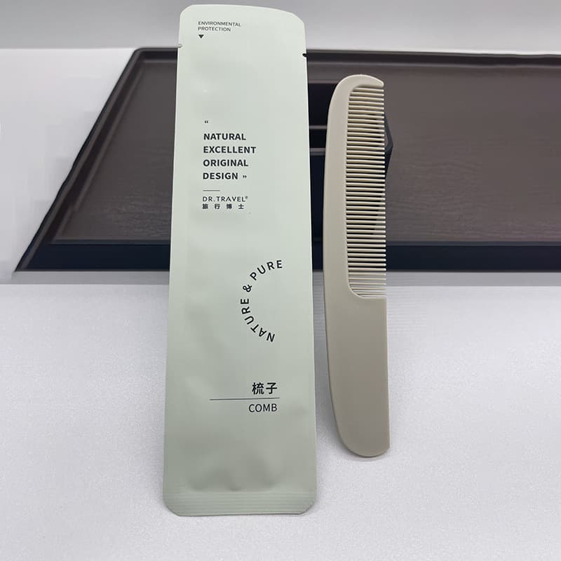 Manufacturer Supply B&B Guest Room Combs Disposable Supplies Hotel Combs Hotel Consumables
