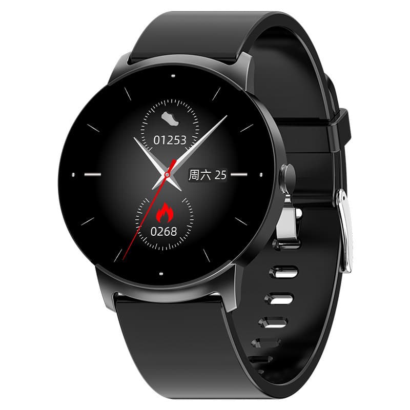 New Body Temperature Blood Glucose Smart Watch Bracelet Heart Rate Blood Pressure Blood Oxygen NFC Access Control KS02 Smart Watch Factory
