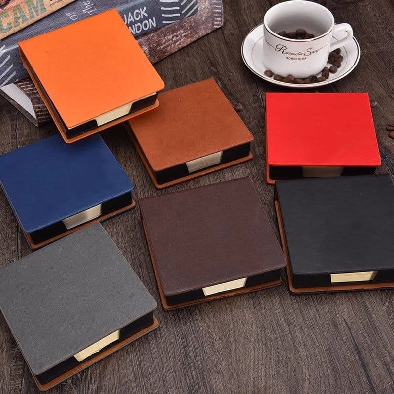 Compact portable sticky notepad, customizable multifunctional sticky note paper for business office use