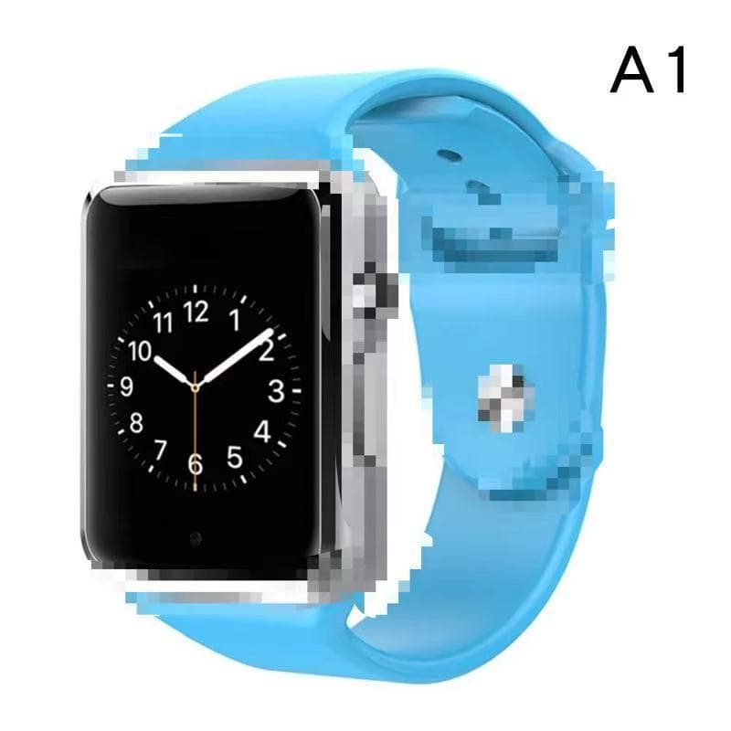 A1 Smart Watch Touch Screen SIM Card Bluetooth Smart Watch with Camera, Message Sync, and Call Function