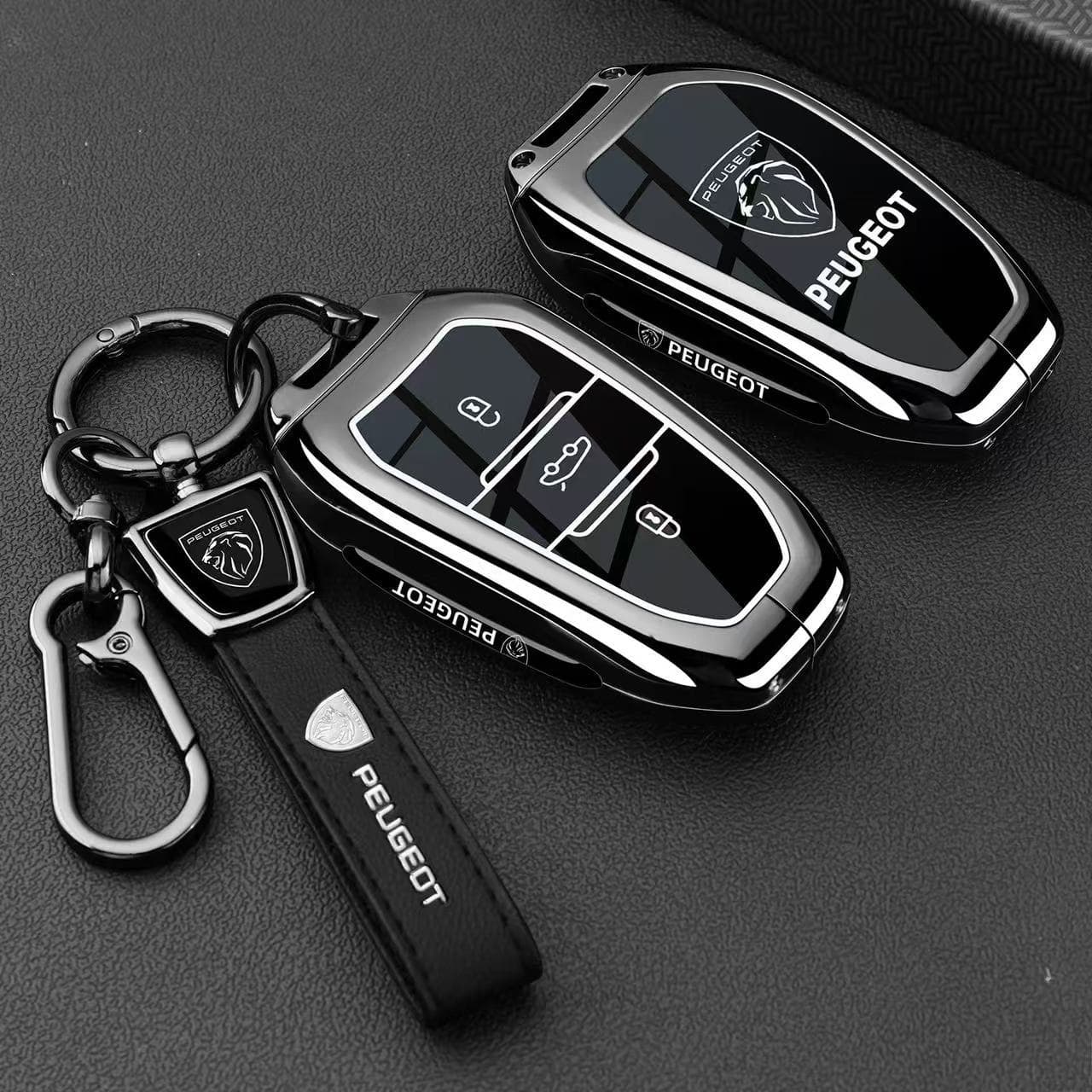Suitable for Peugeot 508 Key Cover 408/408X/508L/4008/5008 Car Remote Control Bag 301 Buckle 308 Shell