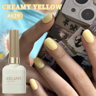 2025 New Style Gentle and Versatile Soft Yellow Gel Polish for Nail Salon Use UV Gel