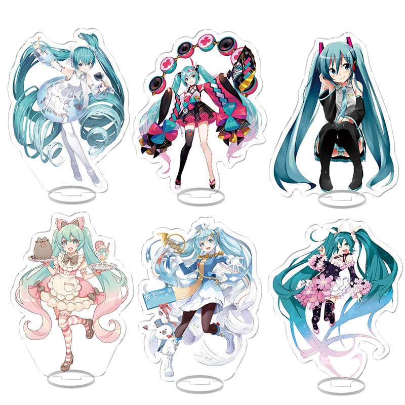 Hatsune Miku miku flower Hatsune snow Hatsune student anime two-dimensional peripheral acrylic stand ornaments