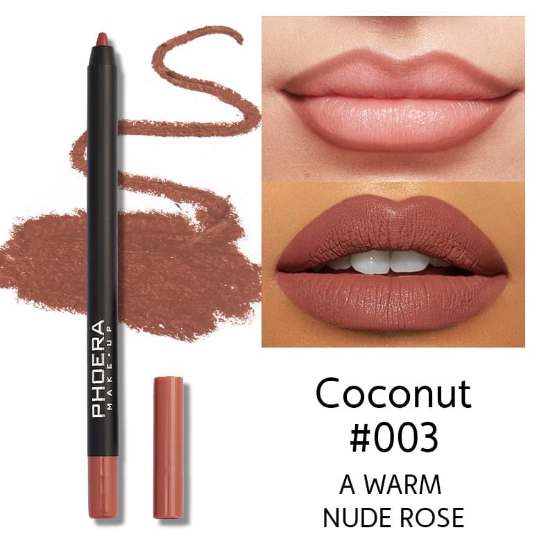 PHOERA lip liner and eyeliner pencil.