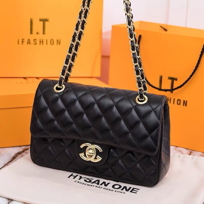 2026 New Women's Fashion Chanel-Style Diamond Quilted Chain Bag, Ladies' Shoulder Crossbody Premium Underarm Small Square Bag