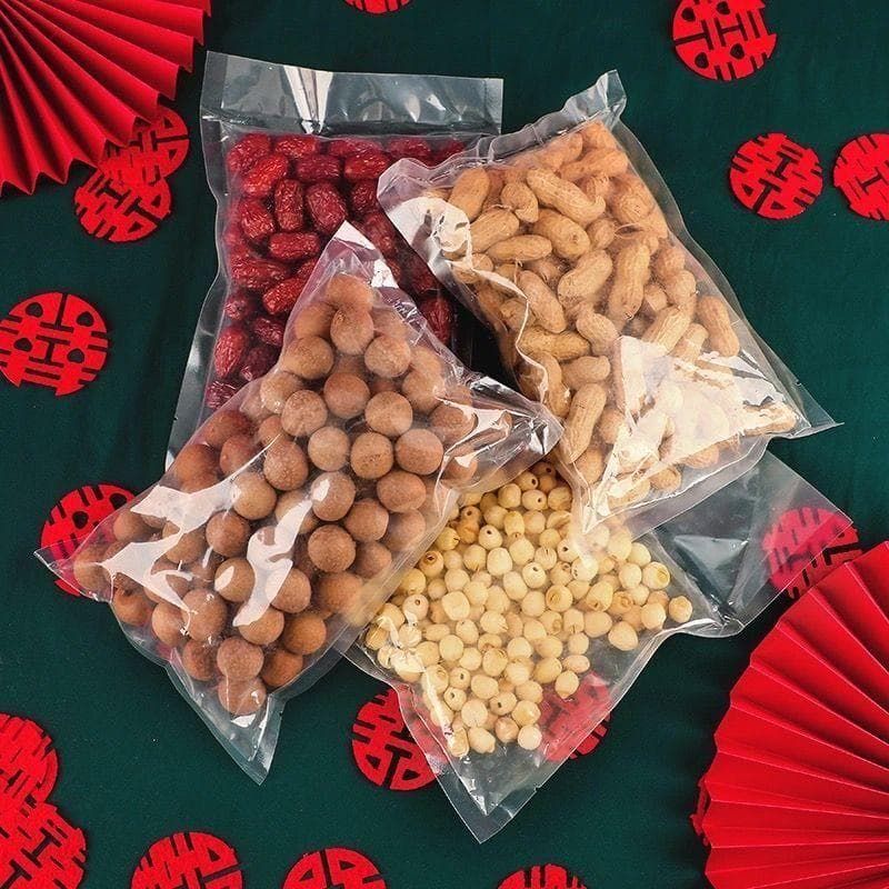 Wedding Supplies Early Birth of Precious Son Red Dates Longan Peanuts Lotus Seeds Basket Early Birth of Precious Son Template Bed-pressing Small Basket