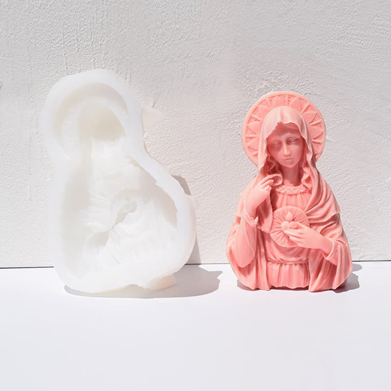 European Style Figure Portrait Aromatherapy Candle Silicone Mold Family Silicone Resin Mold Portrait Plaster Ornament