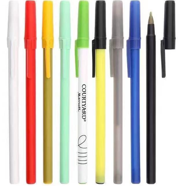 Factory Direct Straw Tube Ballpoint Pen, Advertising Student Pen with Custom Logo, Simple Gel Ink Pen for Business Customization