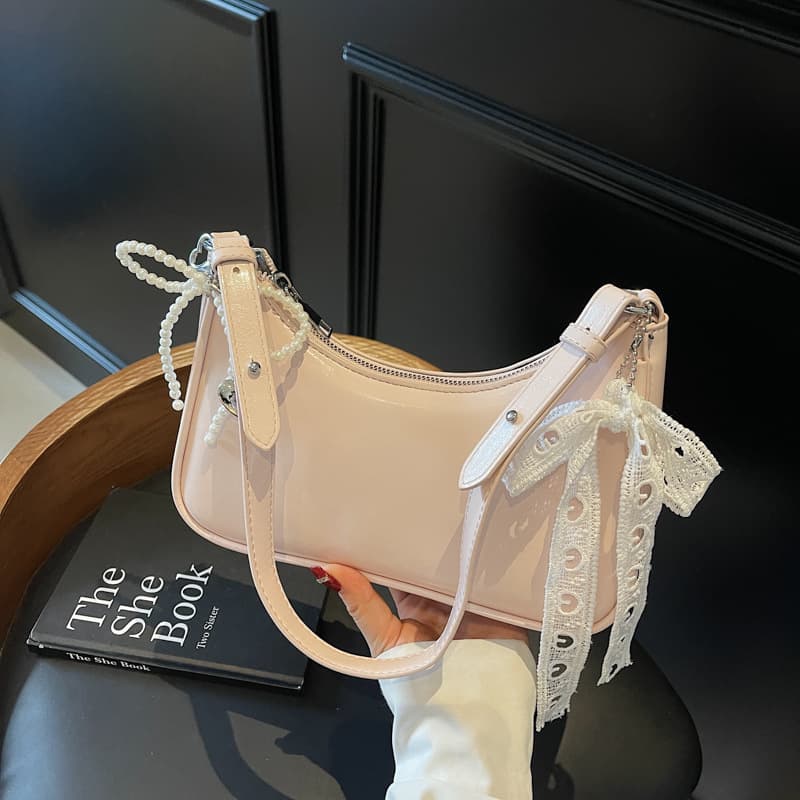 Premium Texture Handbag for Women 2025 New Summer Versatile Chic Shoulder Bag Commuter Underarm Bag Solid Color Soft