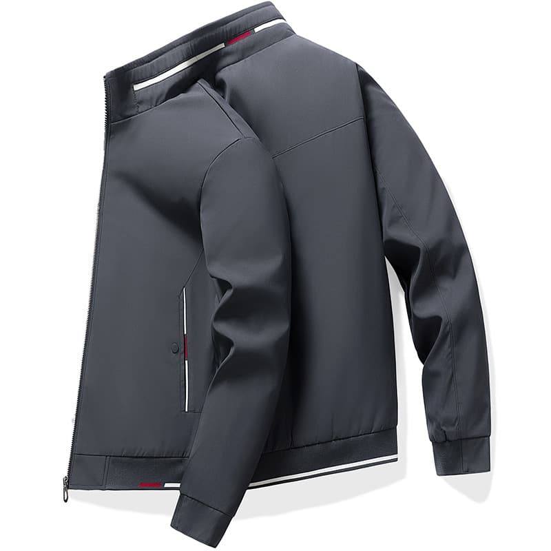 2026 Autumn New Men's Workwear Stand Collar Jacket, Stylish Top Men's Baseball Jacket, Trendy Simple Jacket