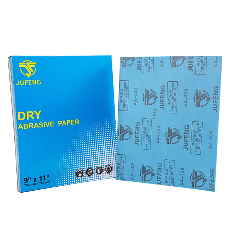 Jinniu Sandpaper Manufacturer Woodworking Polishing Aluminum Oxide White Sandpaper Wall Dry Sanding Square Sandpaper