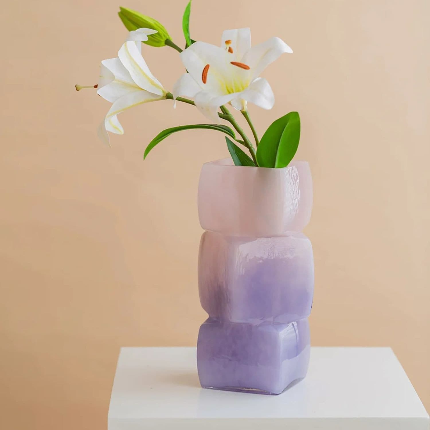 Deyilife diy glue mold Nordic geometric square vase vase silicone mold home accessories decoration