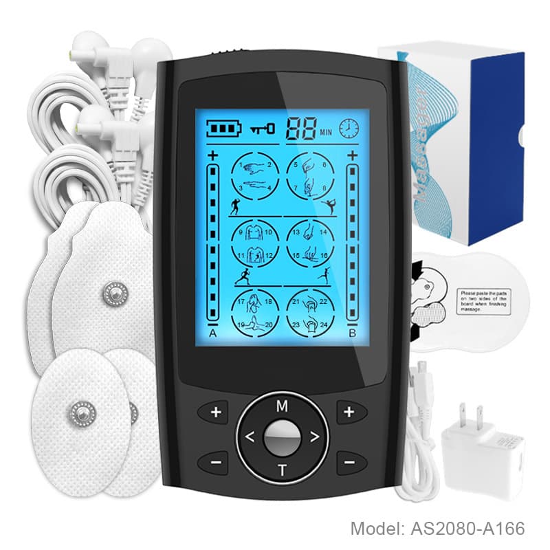 New 24-Mode Meridian Therapy Device, TENS Muscle Stimulator, EMS Low-Frequency Massage, Amazon Hot-Selling Digital