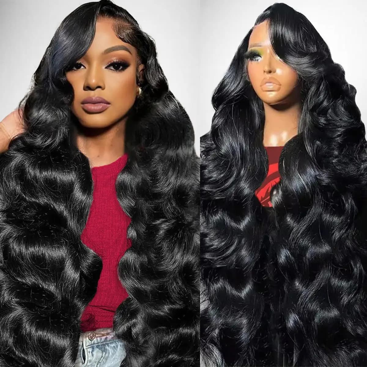 Xuchang Wig Factory Lace European and American Wig 180% 13x6 Body Wave Human Hair Wig