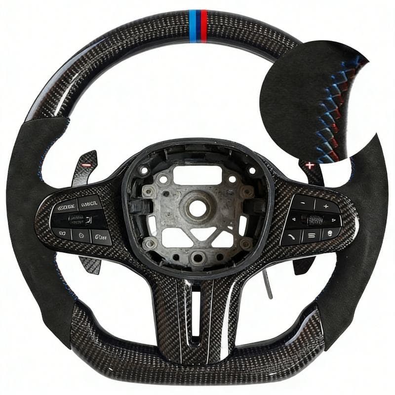Carbon Fiber Sport Steering Wheel for BMW F10 F15 F31 F40 X3 E83 X5 450i