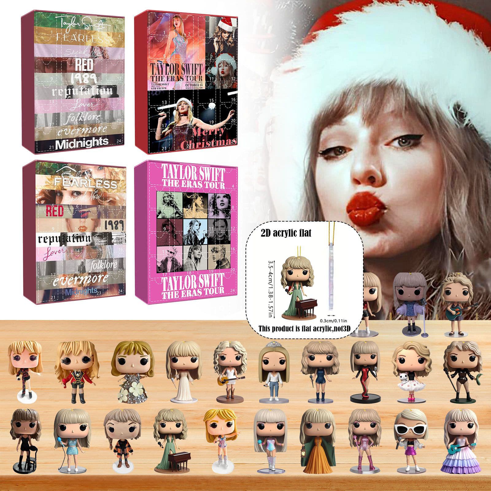 Cross-border Christmas Taylor Swift Blind Box Cute Mini Figure Backpack Decoration Pendant Christmas Blind Box