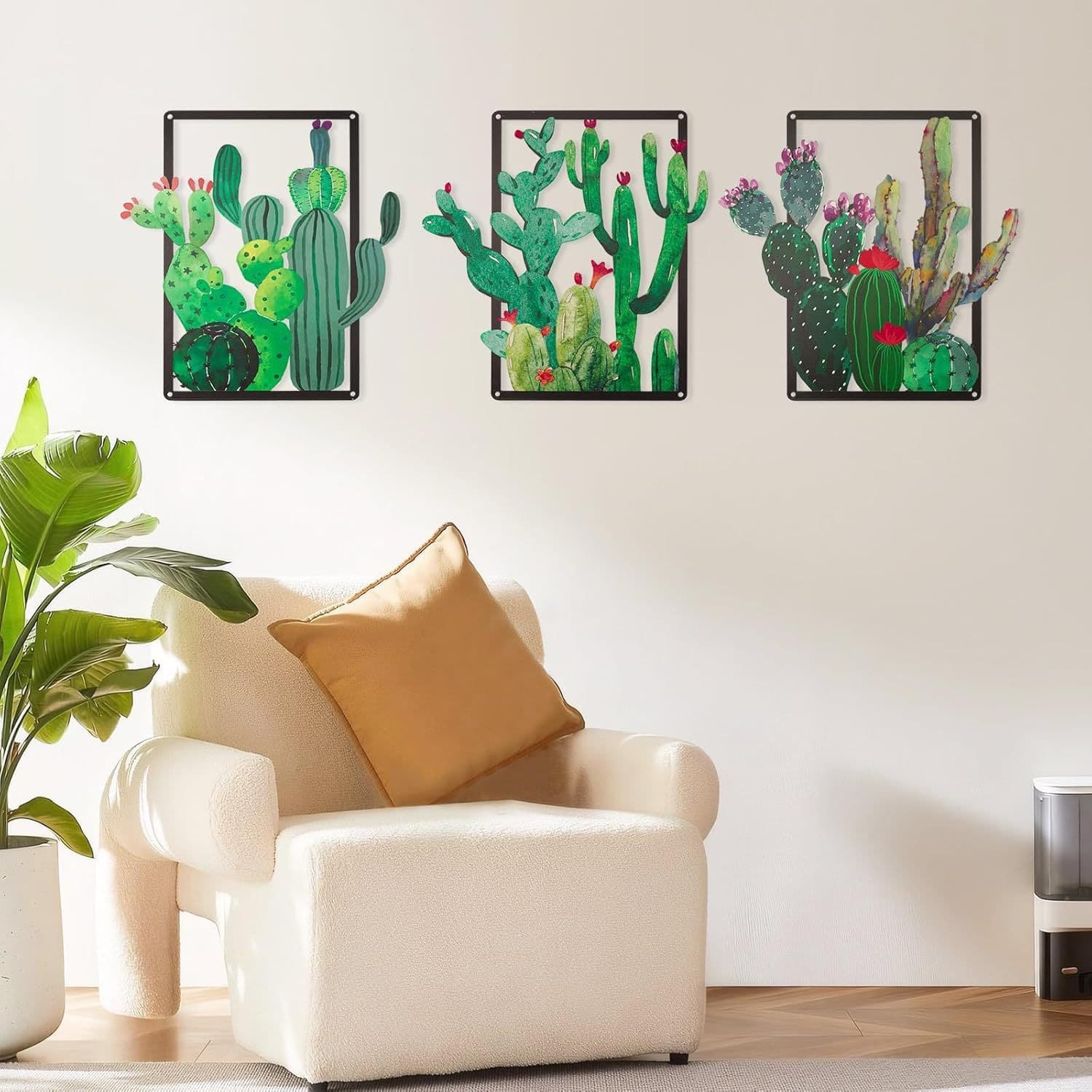 Cross-border iron art wall hanging, iron metal decoration creative crafts, iron sheet painting simple wall decoration for living room
