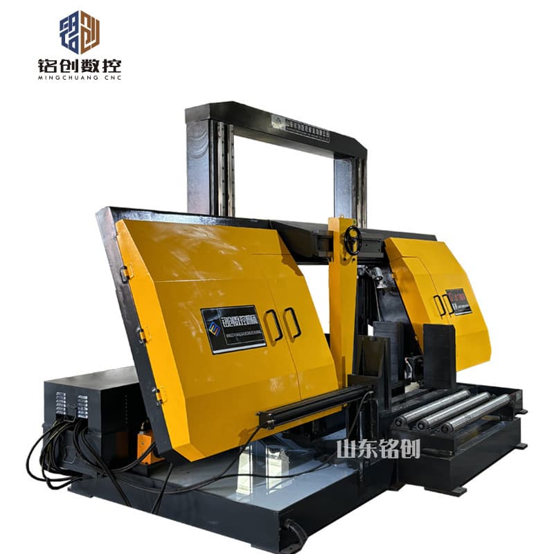 Horizontal Metal Band Saw Machine Double Column Gantry Large Semi-Automatic Band Saw Cutting 1000mm Metal Saw