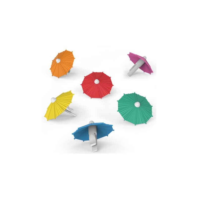 Creative Umbrella Wine Glass Marker, Silicone Umbrella-Shaped Wine Glass Identifier, Cup Differentiation Labels, Party Supplies