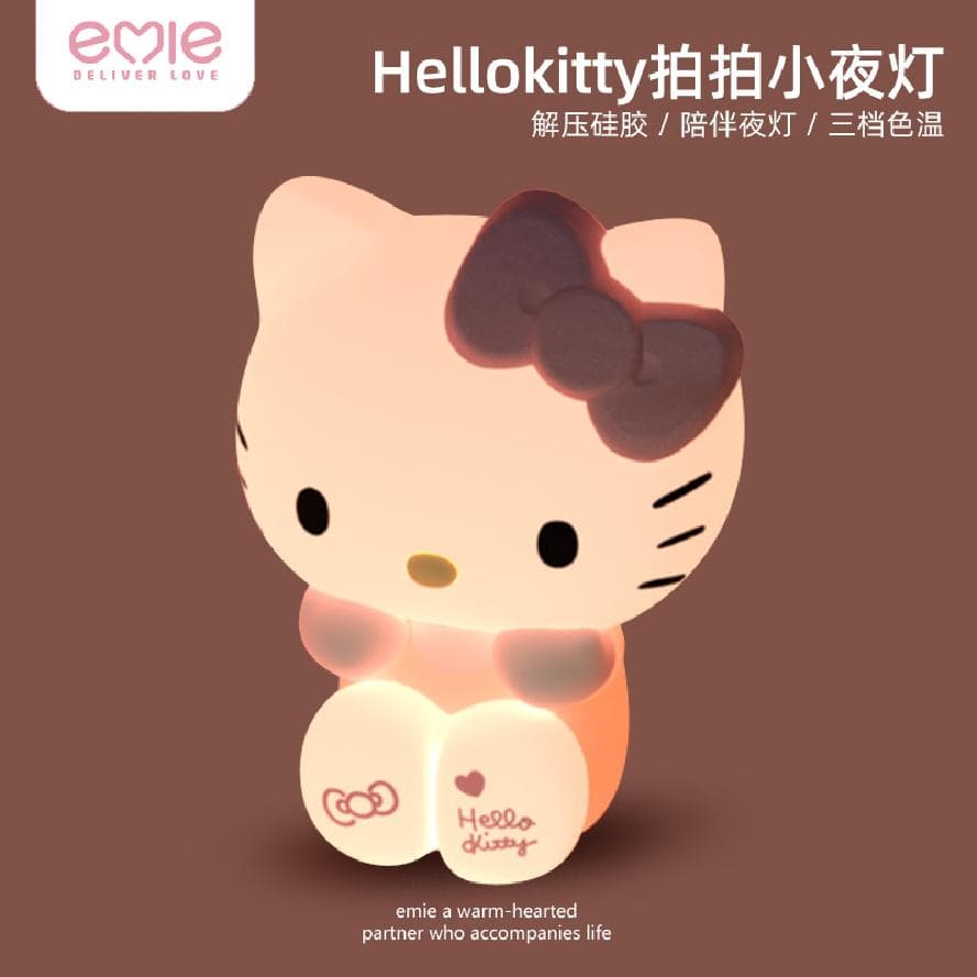 Hello Kitty Tap Night Light, Viral Cross-Border Night Light, Bedroom Sleep Light, Tap Light