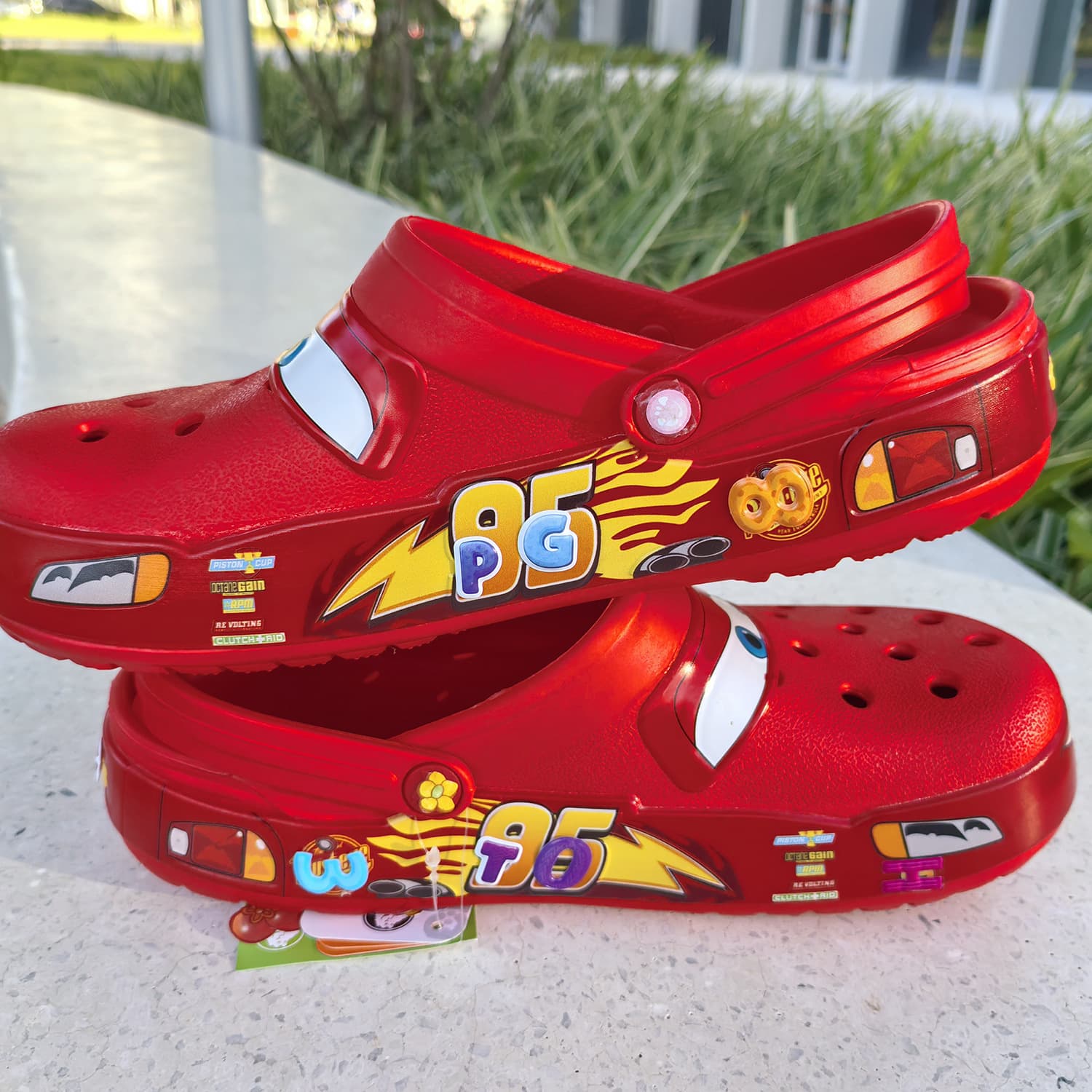 In Stock 95 Car-Themed Non-Light Hole Hole Shoes Cars Movie Unisex Breathable Beach Sandals Wholesale Drop Shipping Available