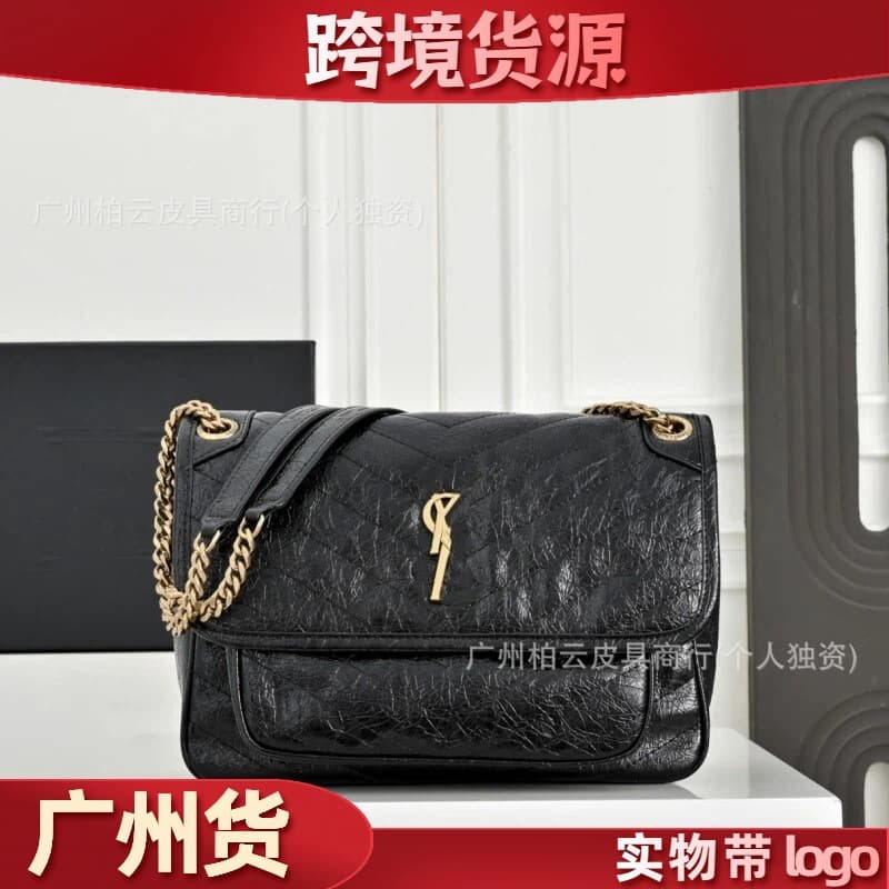 Cross-border source new classic YSL chain messenger bag, fashionable and versatile, casual commuting shoulder crossbody bag for women