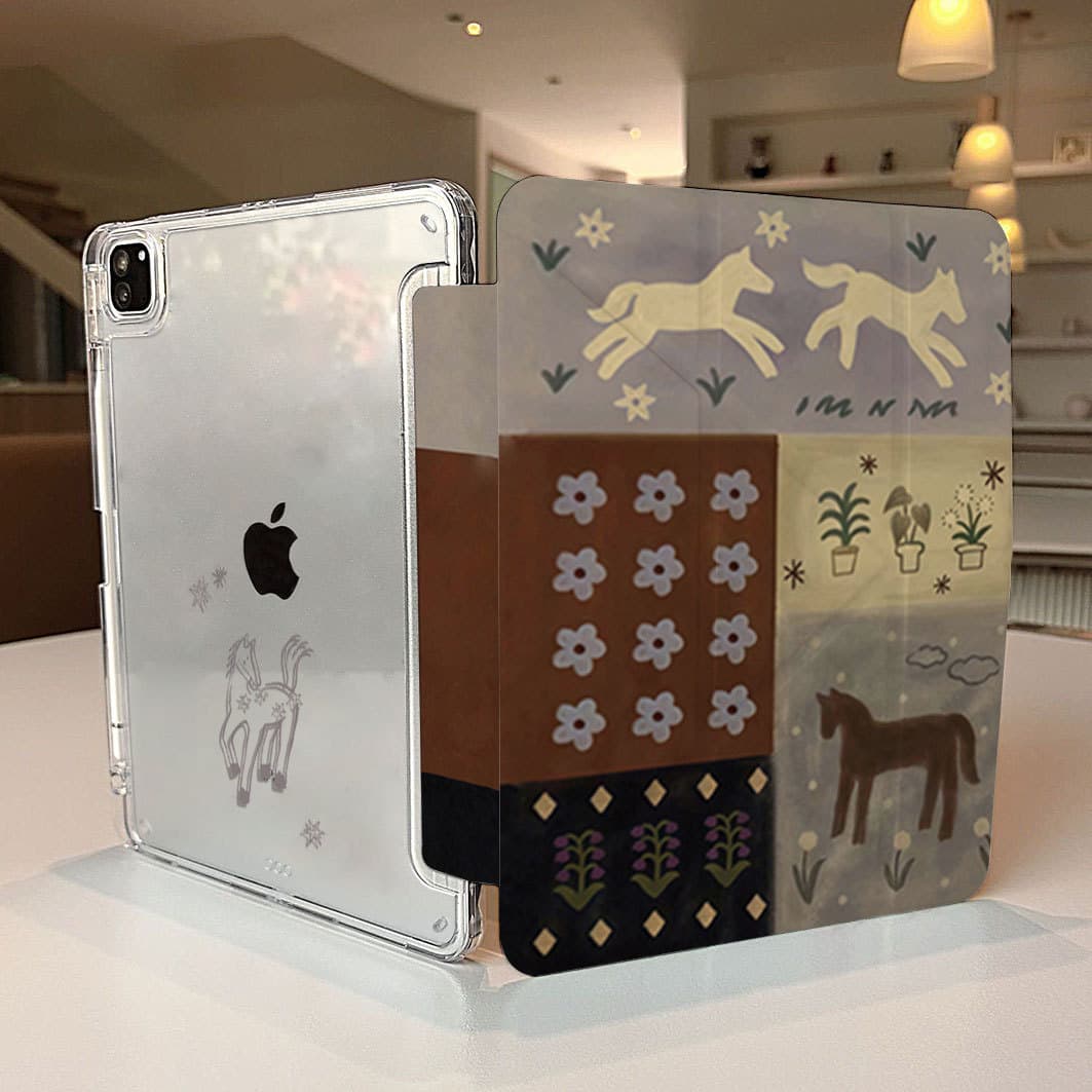 Second-Hand Garden Pony iPad Pro 11inch Air6/5 Protective Case Mini7 Tablet 10/9 Generation A16 Protective Cover 5