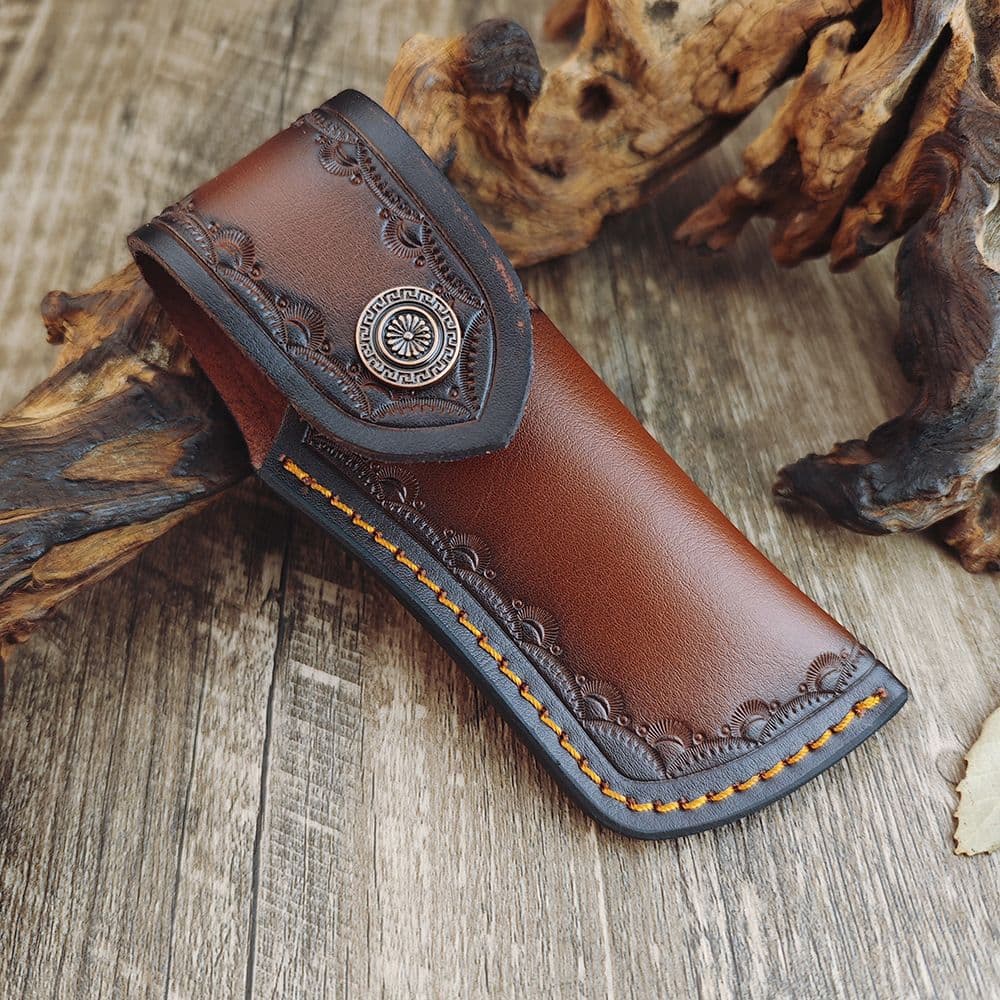 Knife Sheath Folding Knife / Leather Knife Sheath Folding Storage Leather Case Swiss Army Knife Sheath Outdoor Knife Sheath