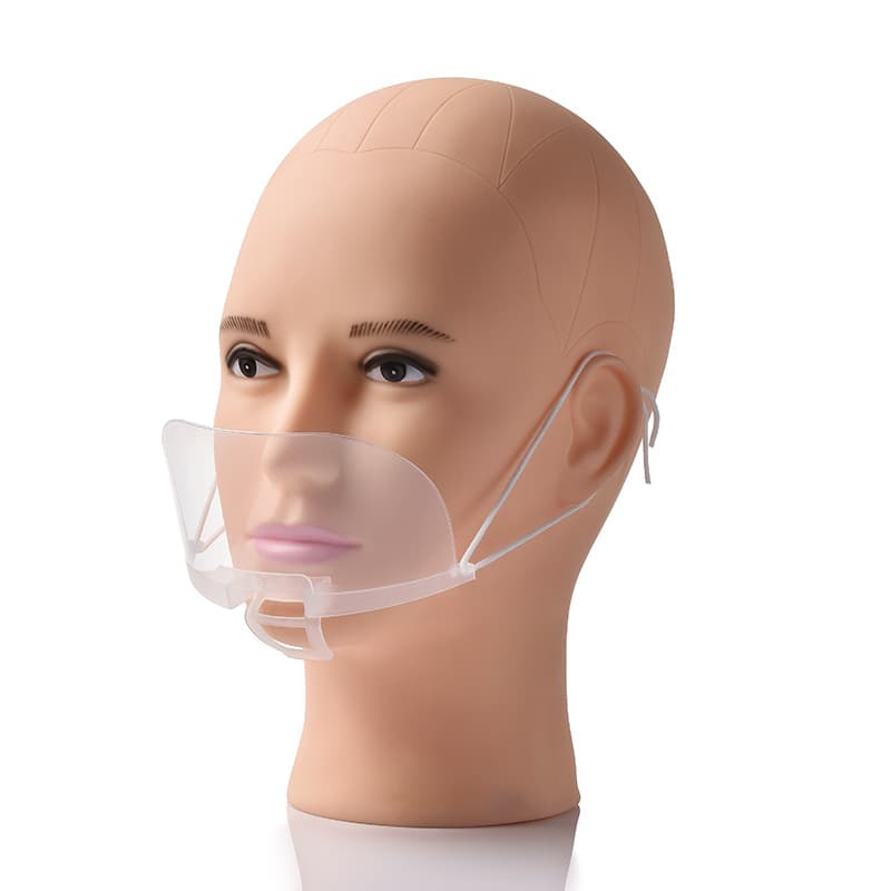 Kaikexing Transparent Face Shield for Catering Food Chefs Restaurants Hotel Kitchen Anti-Spray Saliva Mask Anti-Fog