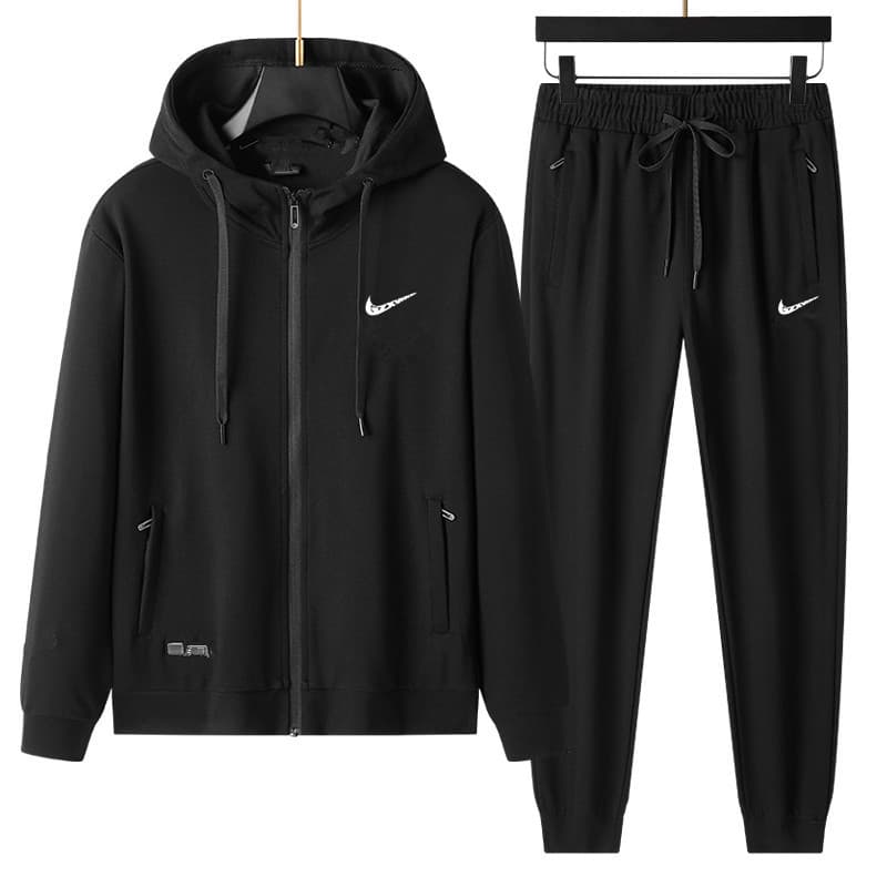 Cross-Border Sports Leisure Set Men's Trendy Hoodie Jogger Pants Spring New Two-Piece Men's Wear