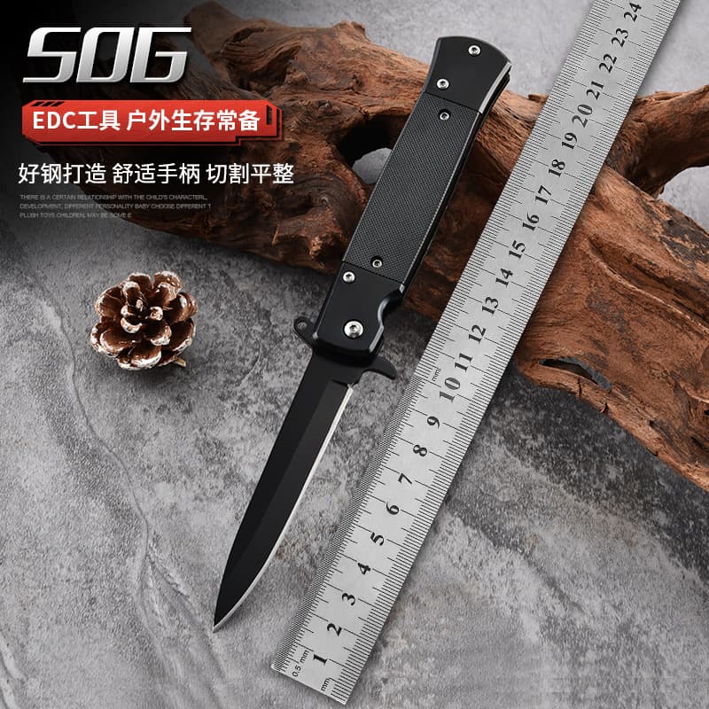 Factory Direct Sales Outdoor Folding Knife Sog Wilderness Survival Tactical Integrated Knife High Hardness Survival Camping Knife