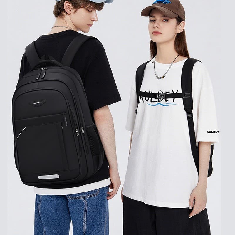 Backpack men's casual large-capacity business travel backpack high school student school bag commuter computer bag men's waterproof