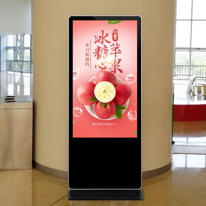 43/55/65 inch vertical advertising machine floor-standing touch LCD display advertising all-in-one player