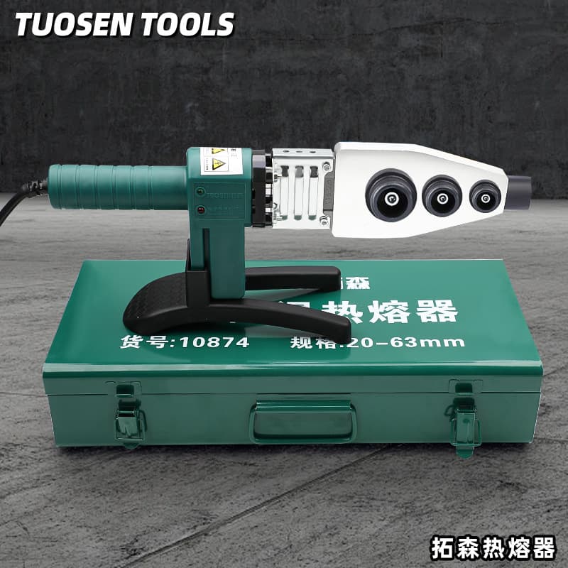 Tuosen 20-32 Electronic Constant Temperature Hot Melter Wholesale Water Pipe Plastic 20-63 Fusion Machine PPR Hot Melt Machine