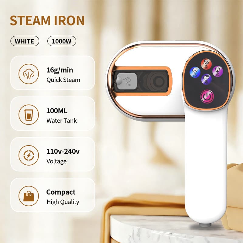 New Cross-Border Handheld Garment Steamer Iron for Home Travel Portable Ironing Tool Smart Touch Screen Steam Electric