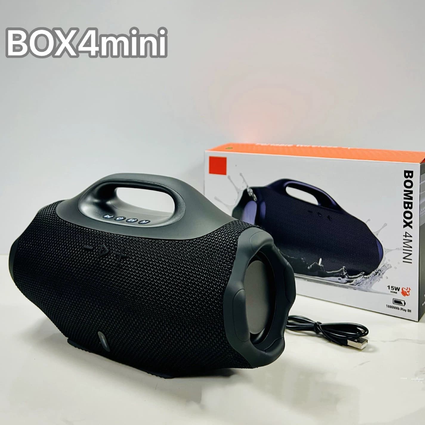 BOMBOX4 Wireless Bluetooth Audio Outdoor Portable War God Four Subwoofer 38W High Power Speaker