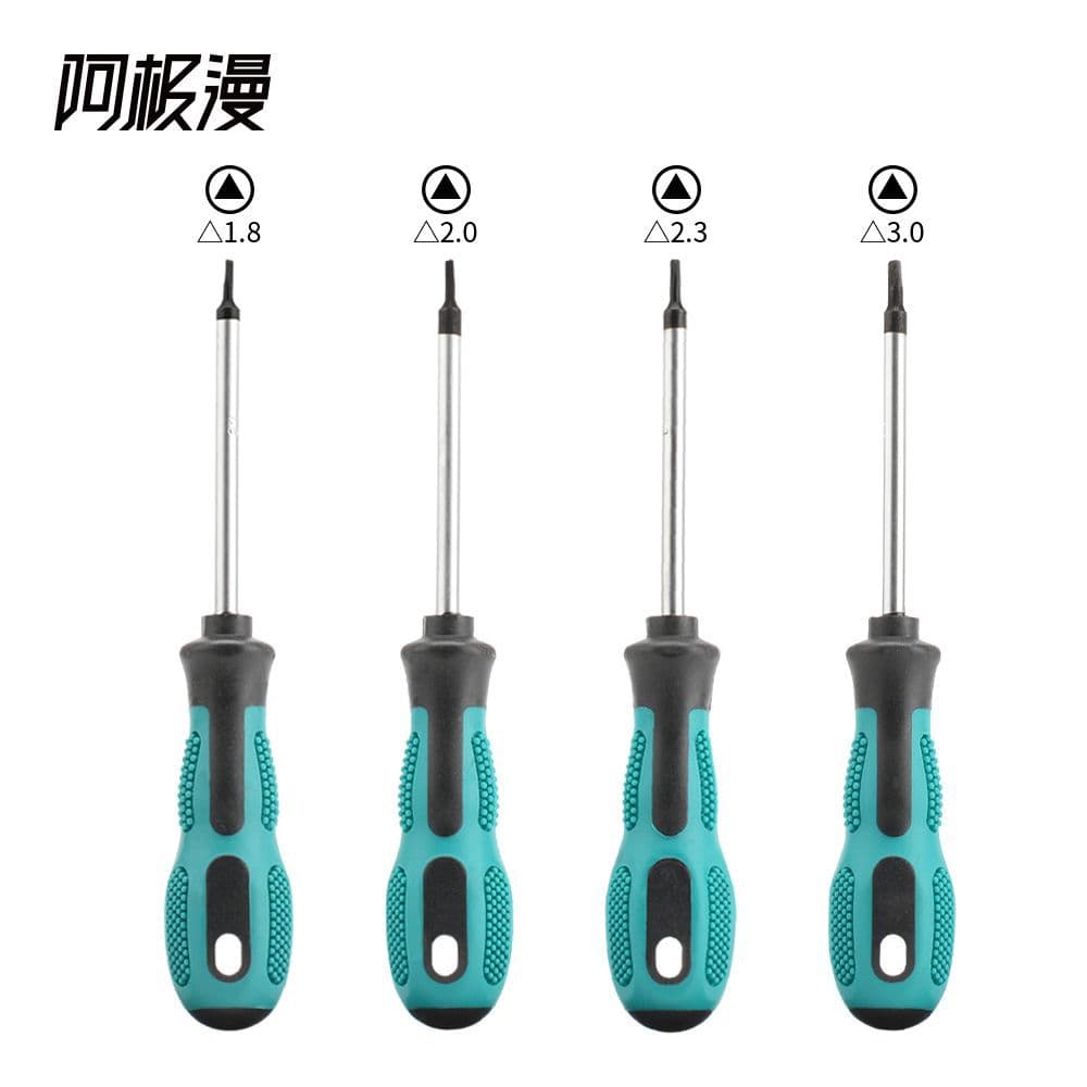 Aji Man Industrial Grade Special Screwdriver Triangle Screwdriver Special Screwdriver Strong Magnetic Manual Tool