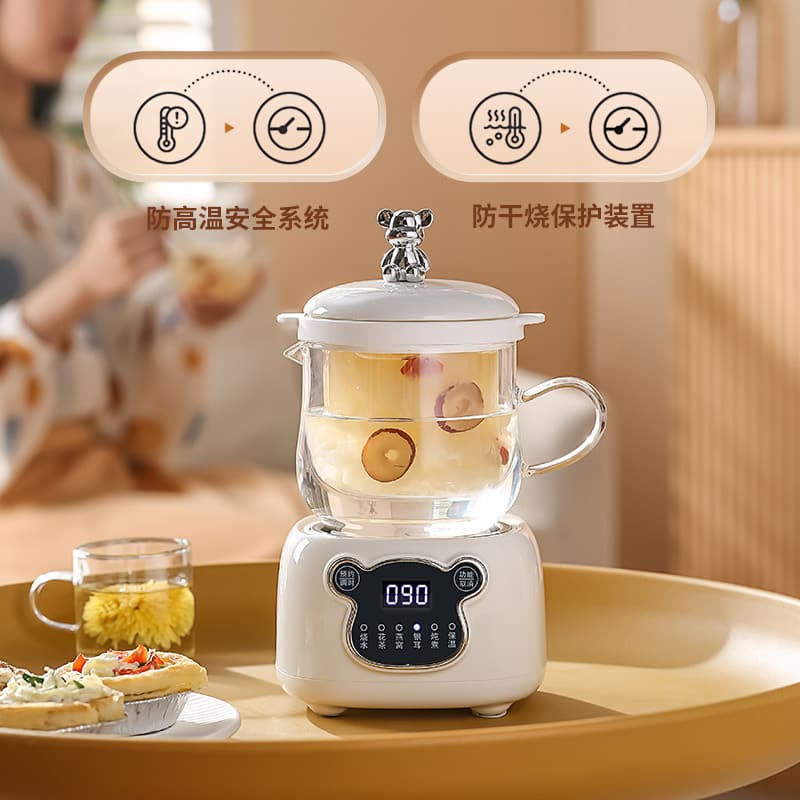 Wow! Customized health-preserving kettle, fully automatic, office steaming and boiling, tea brewing, home use, multi-functional stove, health-preserving glass.