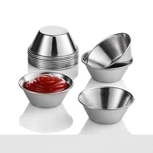 304 Stainless Steel Sauce Cup, Korean Style Sauce Dish, Flavor Dish, Tomato Steak Sauce Cup, Condiment Dish, Dipping Sauce Dish, Cross-border