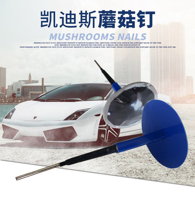 Manufacturer Kaidisi Car Tire Repair Mushroom Plug, Tire Repair Patch, Tire Repair Nail, Tire Repair Piece, 3mm Tire Repair Plug